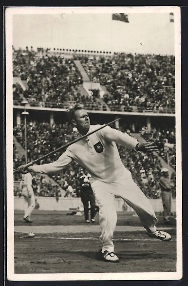 Ansichtskarten: Berlin, Olympische Spiele 1936, Sperrwer – Gebraucht aus Berlin von bartko-reher