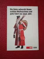 AK 4teilig SBB Werbung mit Samichlaus Weihnachtsmann