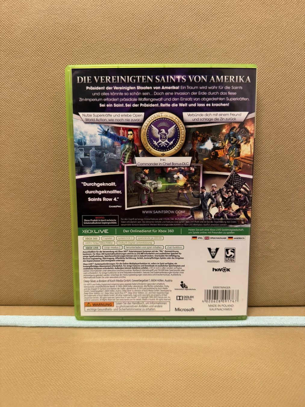 Giochi: Saints Row IV - Commander in Chief Edition - XBox 360 – Nuovo (secondo la descrizione) da Zürich venduto da mariameier 1