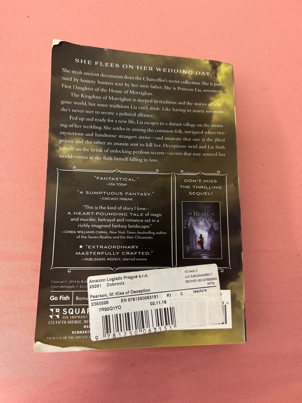 Livres: The Kiss of Deception – D'occasion à Urdorf par 2msa2 1