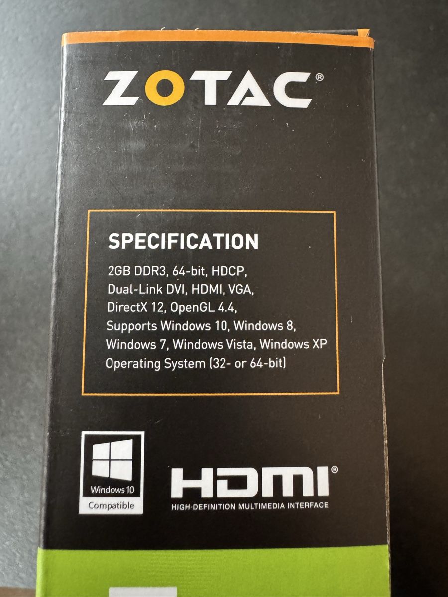 Zotac Schede grafiche: Zotac nvidia GEFORCE GT730 2GB originalverpackt – Nuovo e nell'imballaggio originale da Berneck venduto da Koenner.J 3