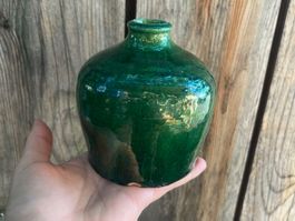 Antike Rheinfelder Keramik Vase Schweiz Handarbeit,1950