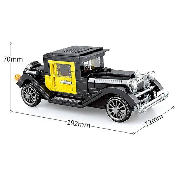 Baukästen: Klassischer Oldtimer Schwarz-Gelb – Neu und originalverpackt aus Meisterschwanden von Bigi1 2