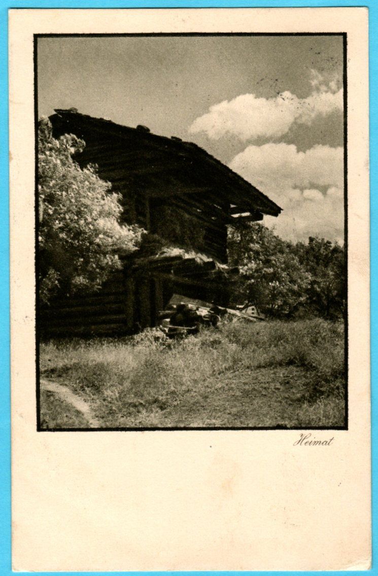 Cartoline postali: Schiers Montagna "Heimat" 1919 Chalet – Usato da Zürich venduto da Sion2006