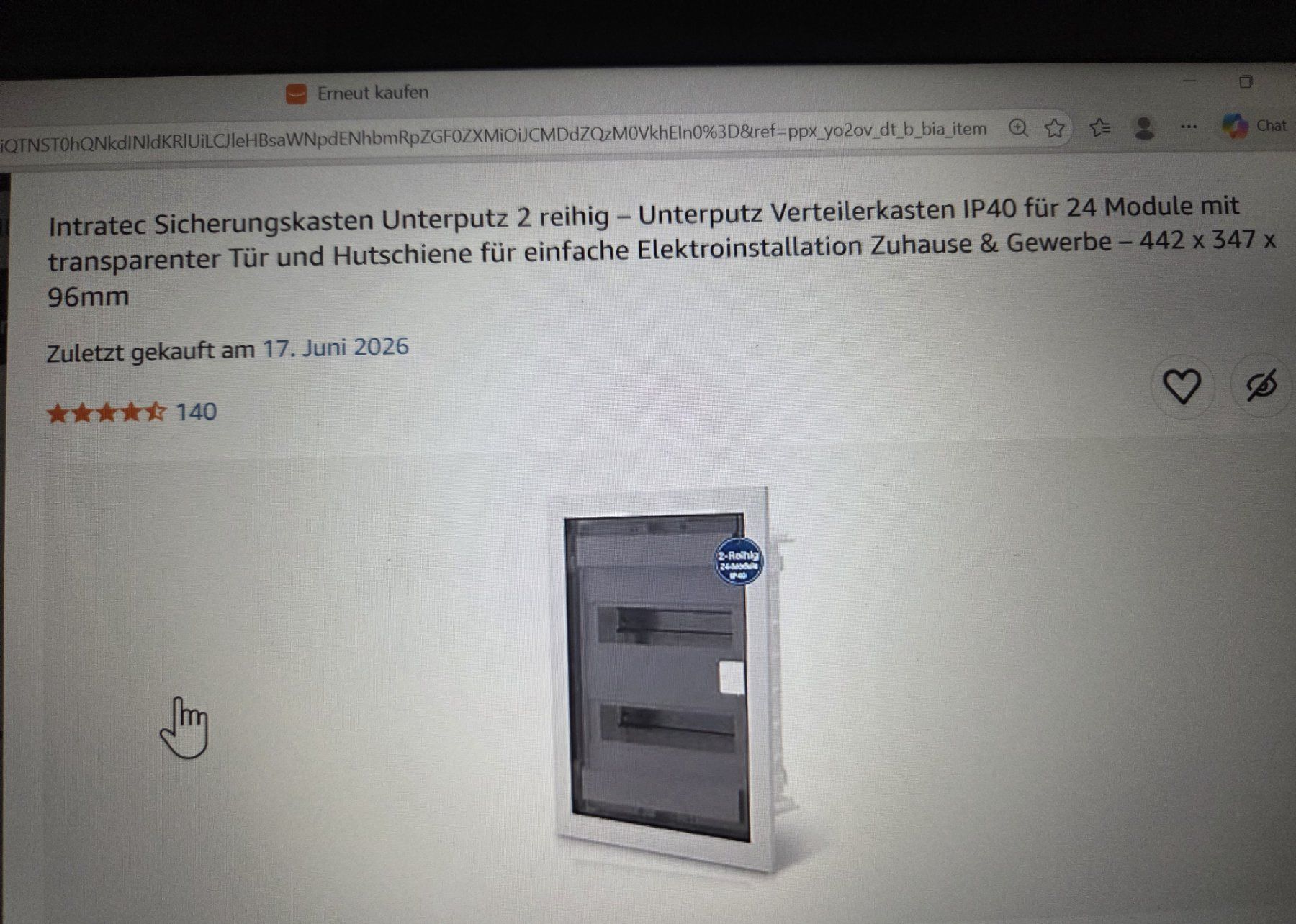 Stromzufuhr: Stromkasten – Neu und originalverpackt aus Oberentfelden von MKa_1980