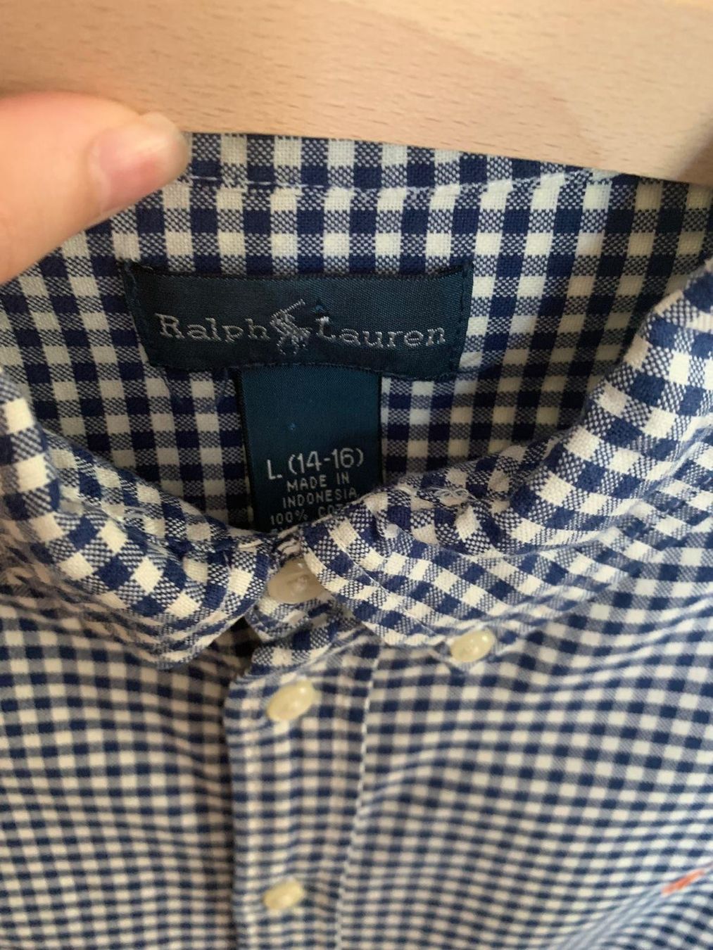 Ralph Lauren Hemden: blau-weiss kariertes Ralph Lauren Hemd – Gebraucht aus Luzern von Simona15 2