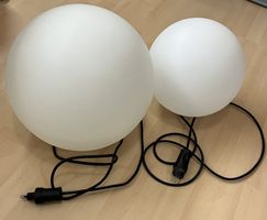 2 Kugellampen LED RGB  inkl. Kabel und Stecker