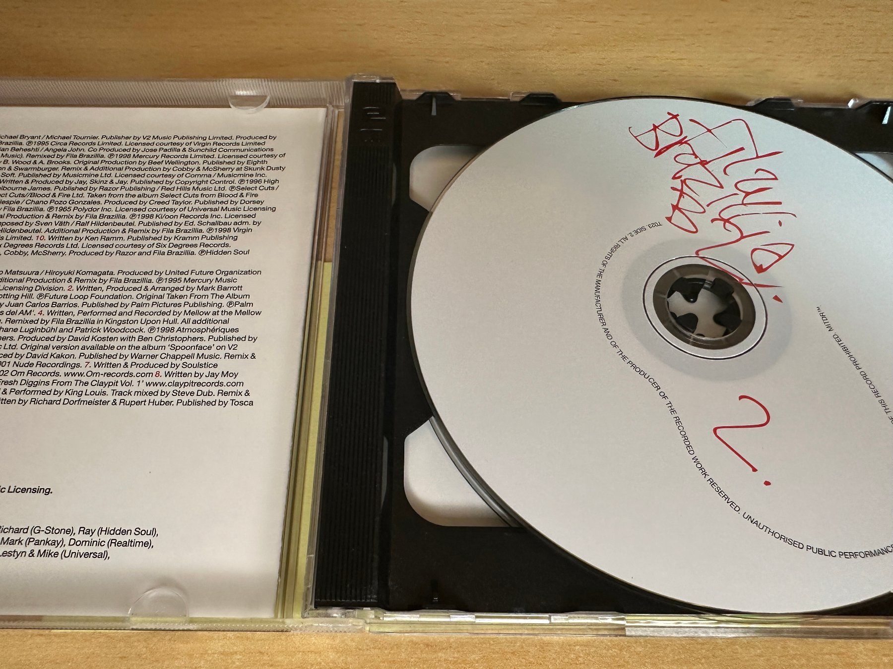 CD: Fila Brazillia – B2 - 2 CD – Usato da Rikon im Tösstal venduto da Alpenmutz 2