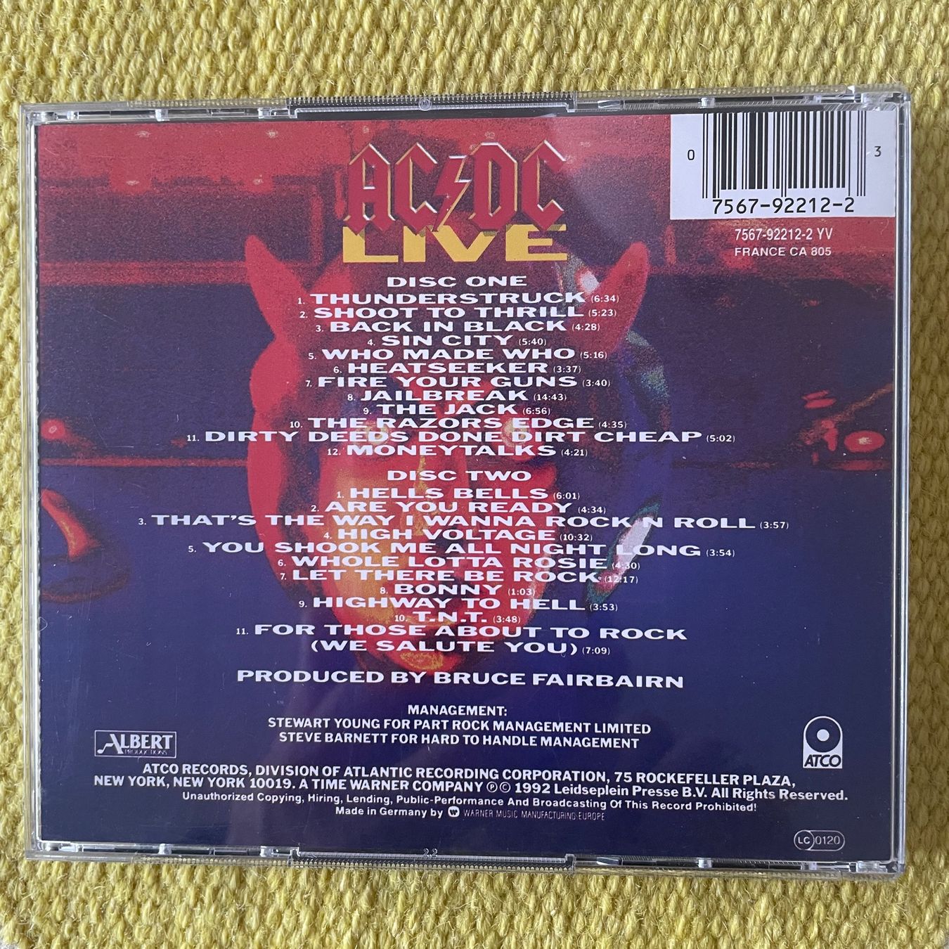 CD: AC DC-2CD LIVE SPECIAL COLLECTOR‘S EDI – Usato da Rorschacherberg venduto da CD-Roli 1