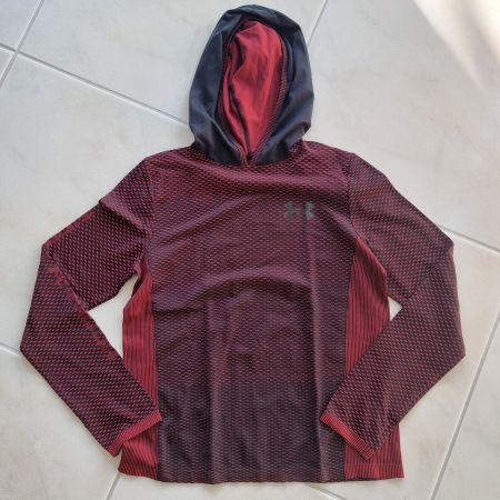 Lässiges Kapuzzen-Thermo-Shirt von "UnderArmour" Gr. 147-158
