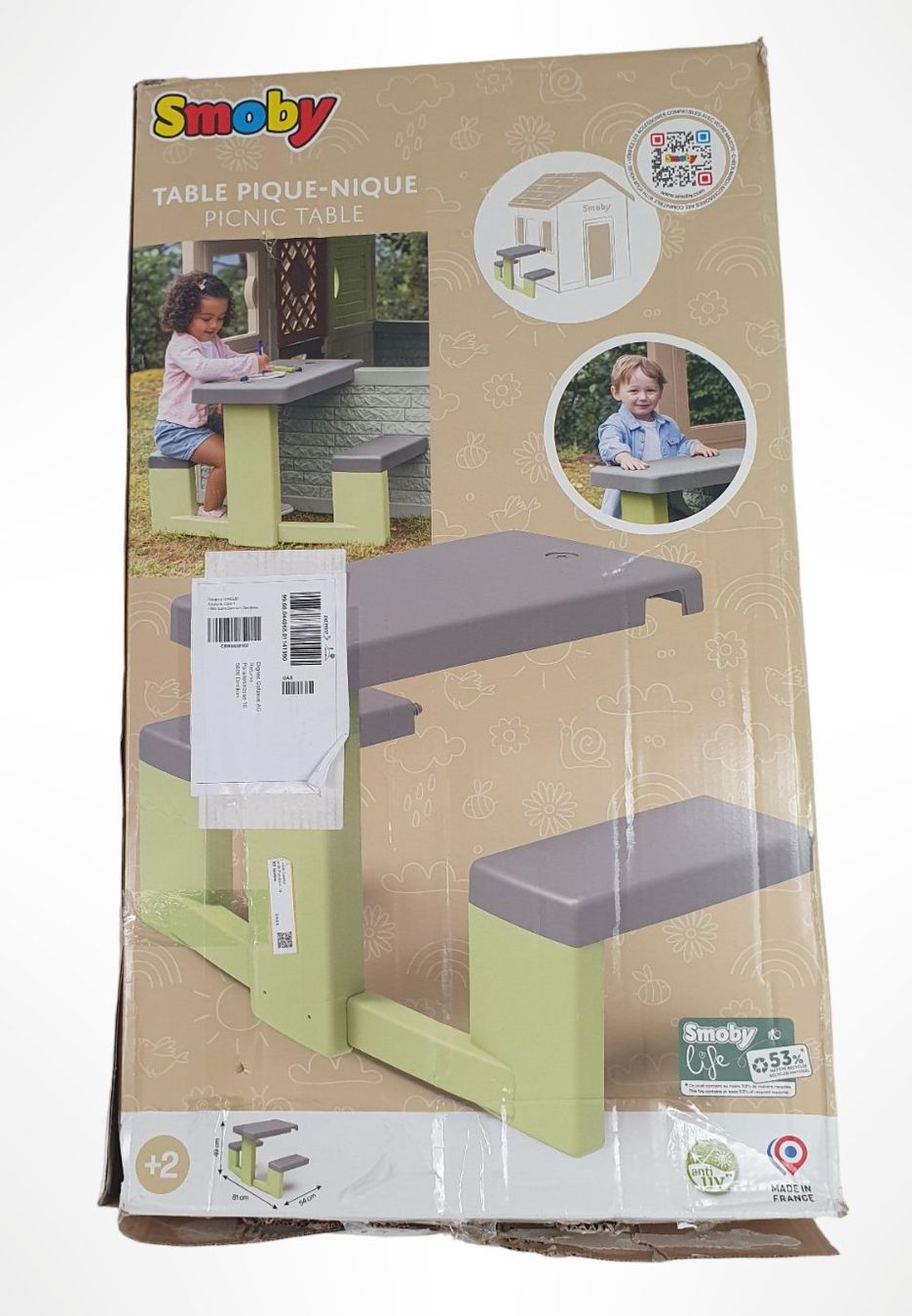 Smoby Jouets: SMOBY Picknick-Tisch – Neuf (Voir description) à Wangen b. Olten par Restwert_Wangen