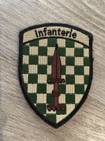 Badge Infanterie - KADERSCHULE!! Sehr selten! (Klett/Velcro)