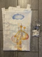 Schöner Giraffen Schlaufenvorhang Set 2 Stück Kinderzimmer