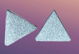 Ohrstecker Dreieck Glitzer