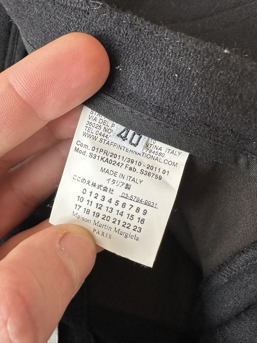 Maison Margiela Hosen: Maison Margiela Trousers Black Drawstring Size 40 – Gebraucht aus Zürich von megastored 2