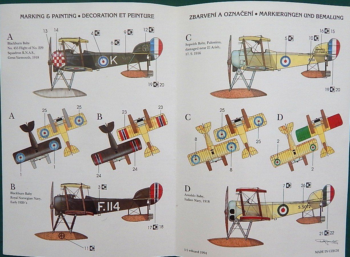 Kit di modellismo & Modellini statici: Sopwith Baby – Nuovo e nell'imballaggio originale da Neuchâtel venduto da PAB2000 3