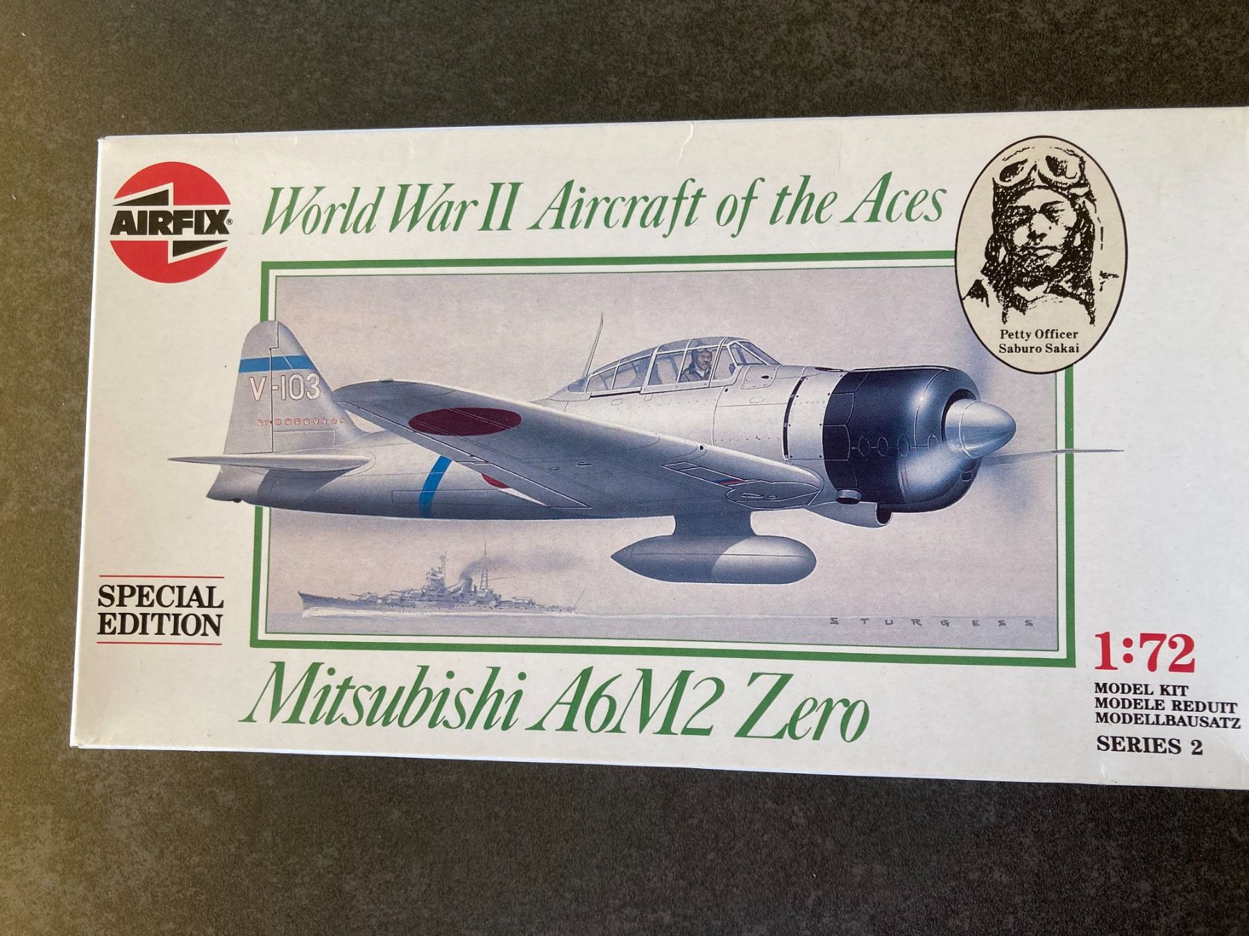 Airfix Kit di modellismo & Modellini statici: VINTAGE: Airfix Mitsubishi A6M2 Zero 1/72 – Usato da Höri venduto da Treblink