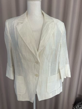 Madeleine Blazer, Leinen, Gr. 42, Top Zustand!