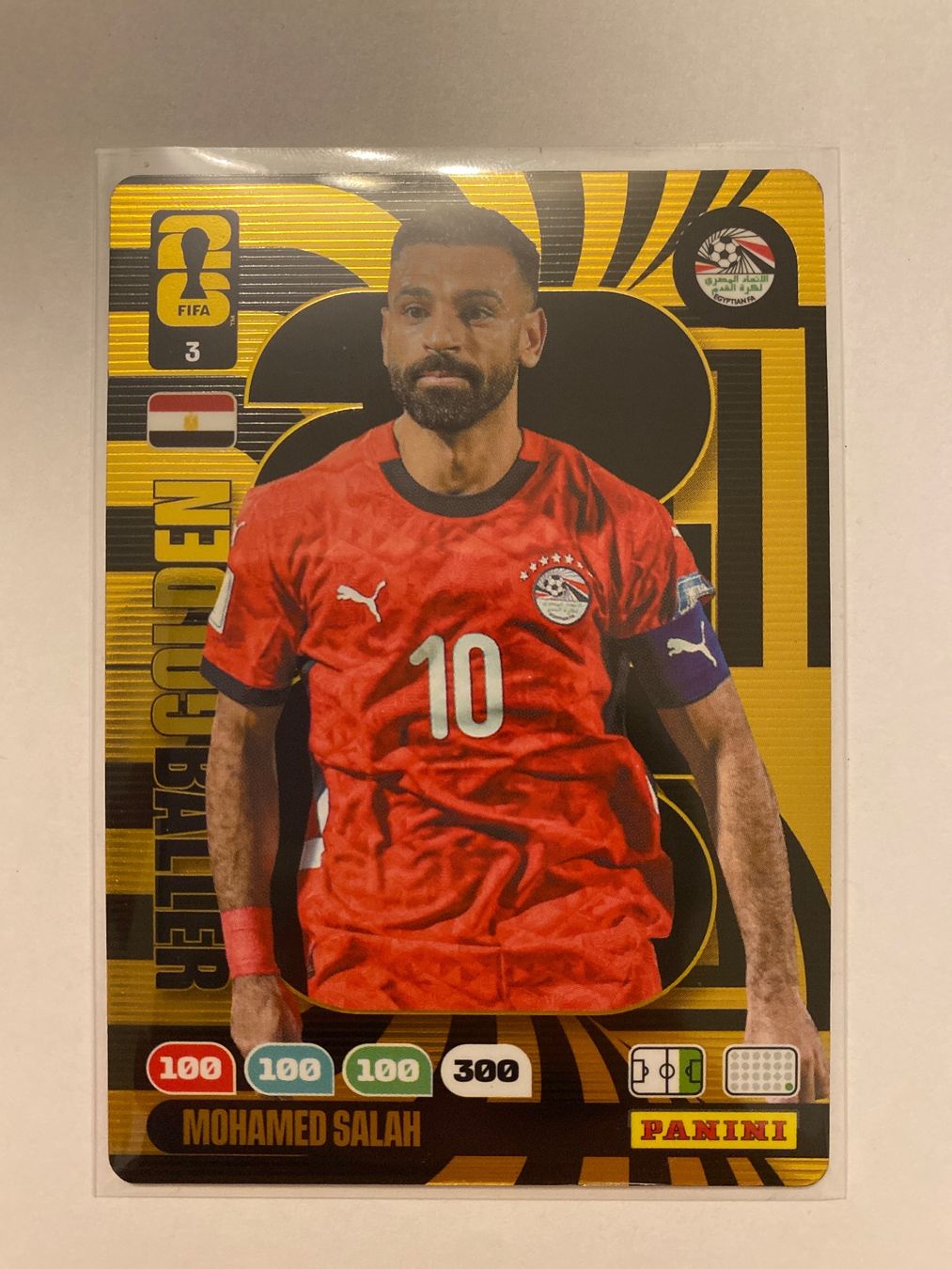 Panini Sammelbilder & Trading cards: Mohamed Salah Golden Baller FIFA Card - Collectors Item – Gebraucht aus Winterthur von SeanTrieb