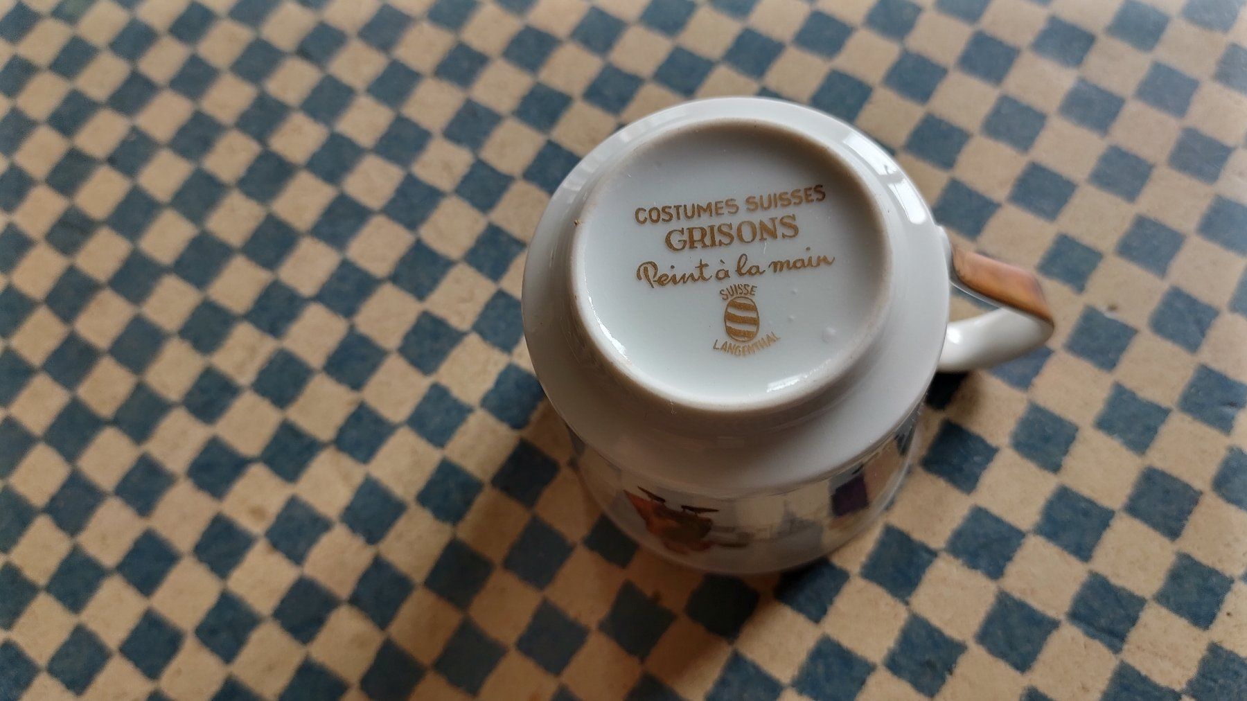 Tazze: Café- Moccatassen handbemalen - Langenthal - Suisse made – Usato da Gossau ZH venduto da Ooosssaaa 7