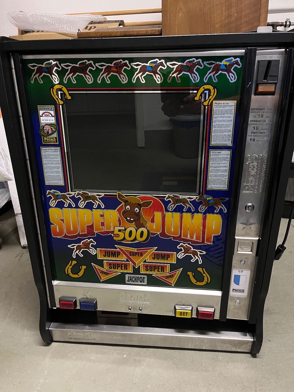 Slot Machine: Spielautomat Super Jump – Difettoso da Basel venduto da Clopatra