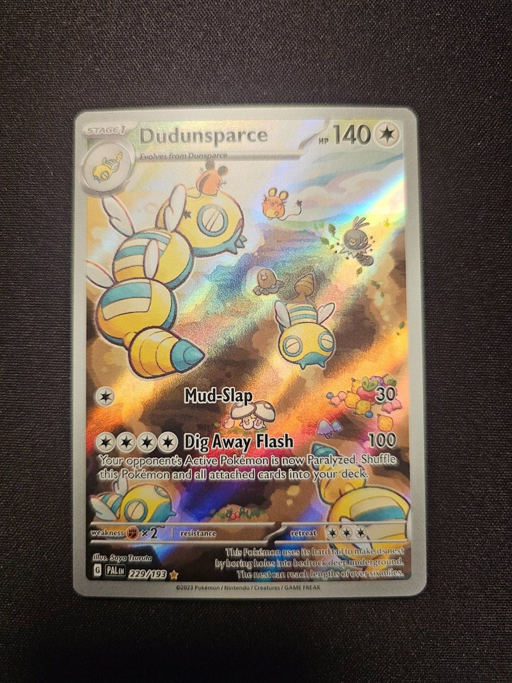 Pokémon Cartes à collectionner: Dudunsparce EN 229/193 – D'occasion à Lufingen par Argannon