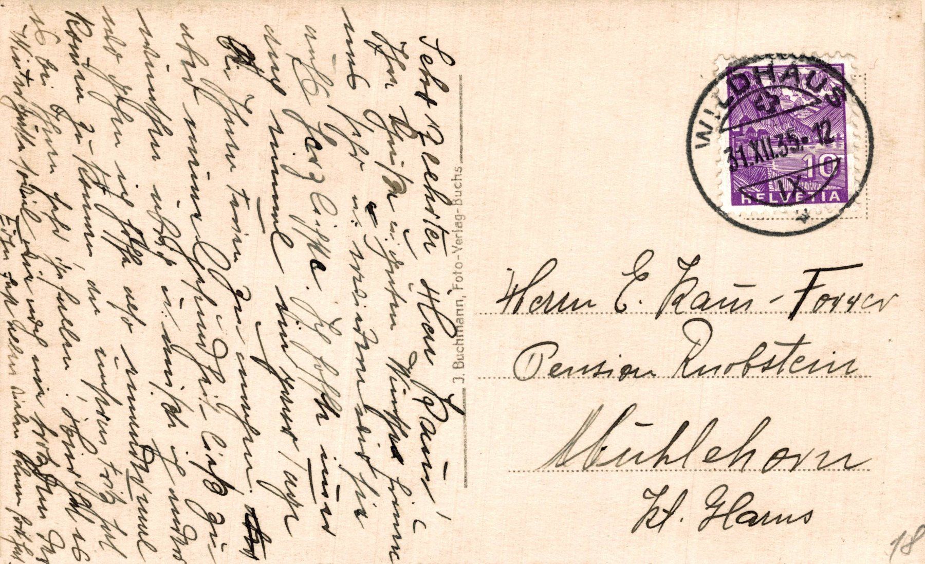 Cartoline postali: Wildhaus. Neue Post mit Postauto – Usato da Bronschhofen venduto da Astore 1