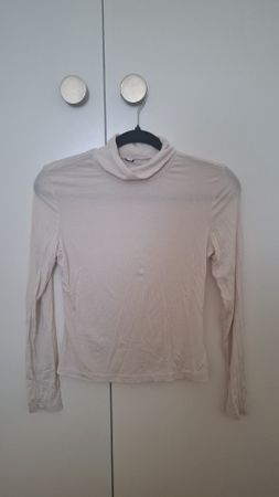 Turtleneck Shirt, Long Sleeve, cream, Size S