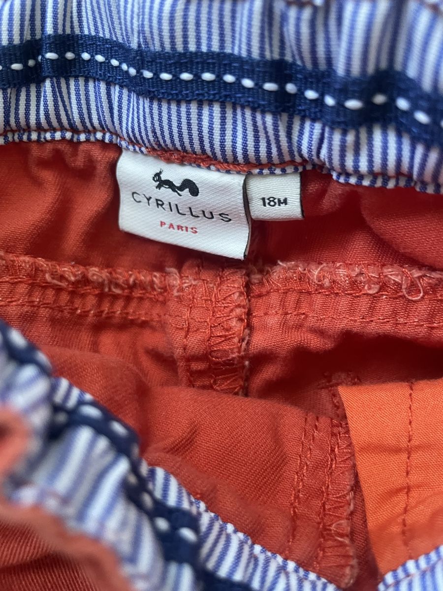 Cyrillus Pantaloni: Pantalon Cyrillus  brique taille 18 mois  – Nuovo (secondo la descrizione) da Versoix venduto da Pti-pois 2