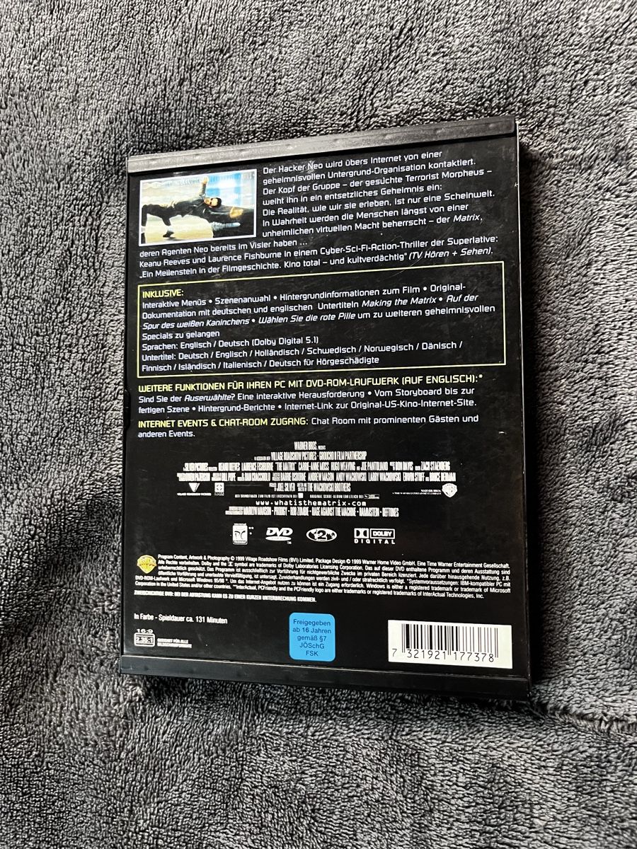 Tutti i DVDs: The Matrix (DVD) – Usato da Schaffhausen venduto da mir_lk6p 1
