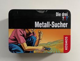 Die drei ??? Metall-Sucher Spiel mit Anleitung, wie neu!