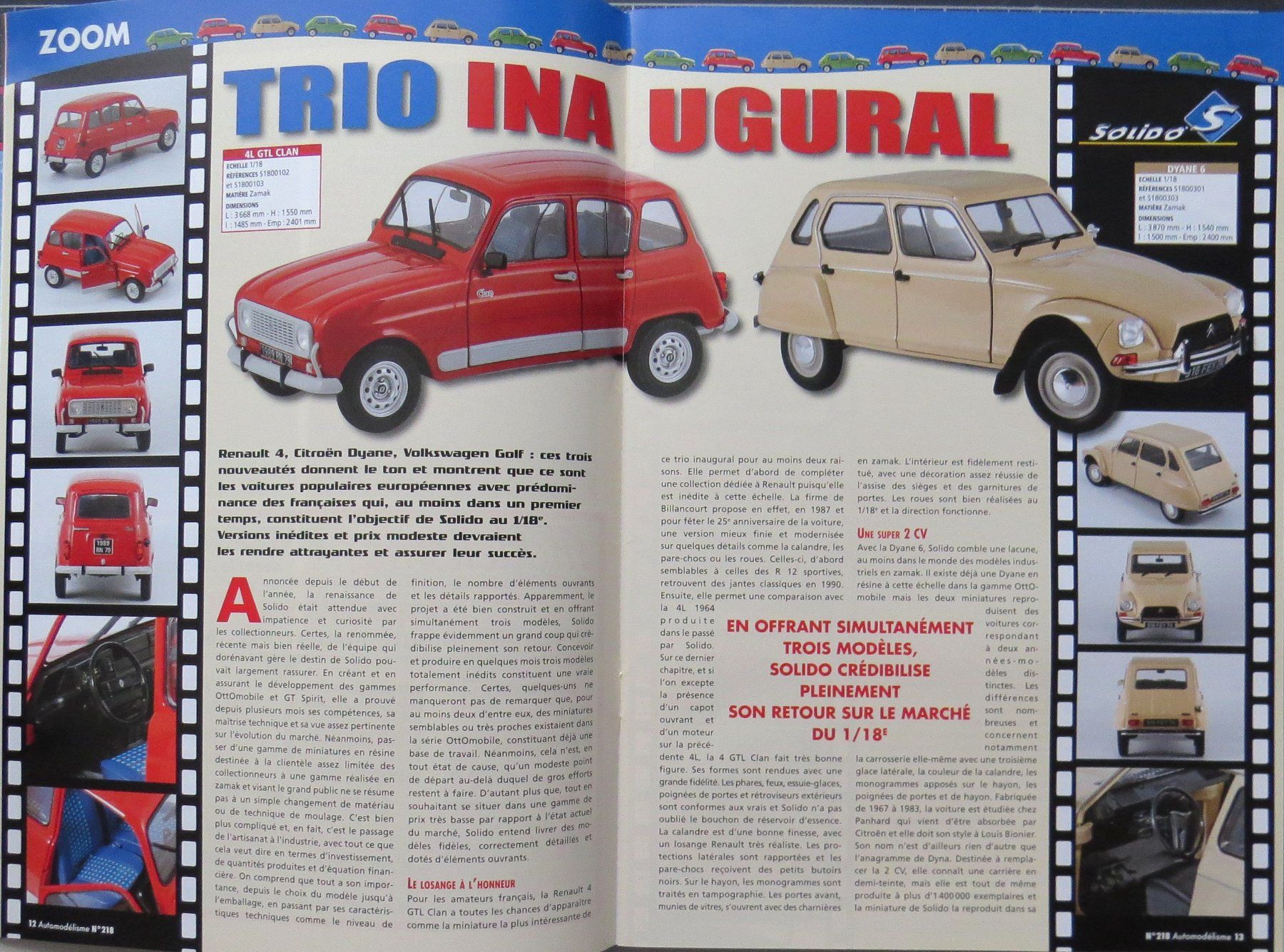 Revues & Magazines: Heft Auto Modelisme Nr 218 – Neuf (Voir description) à Ettingen par campione_1 1