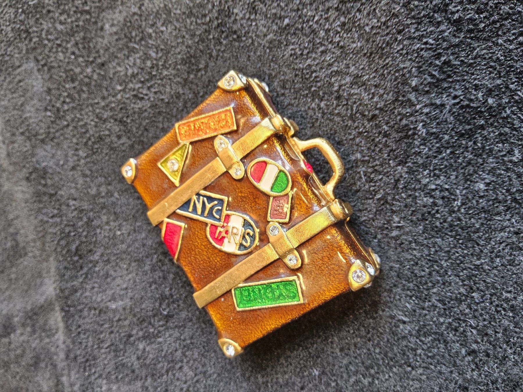 Estée Lauder Profumi & Eau de Toilette: 2006 Estée Lauder World Traveler Suitcase Solid Parfum – Usato da Zürich venduto da sanwit 5