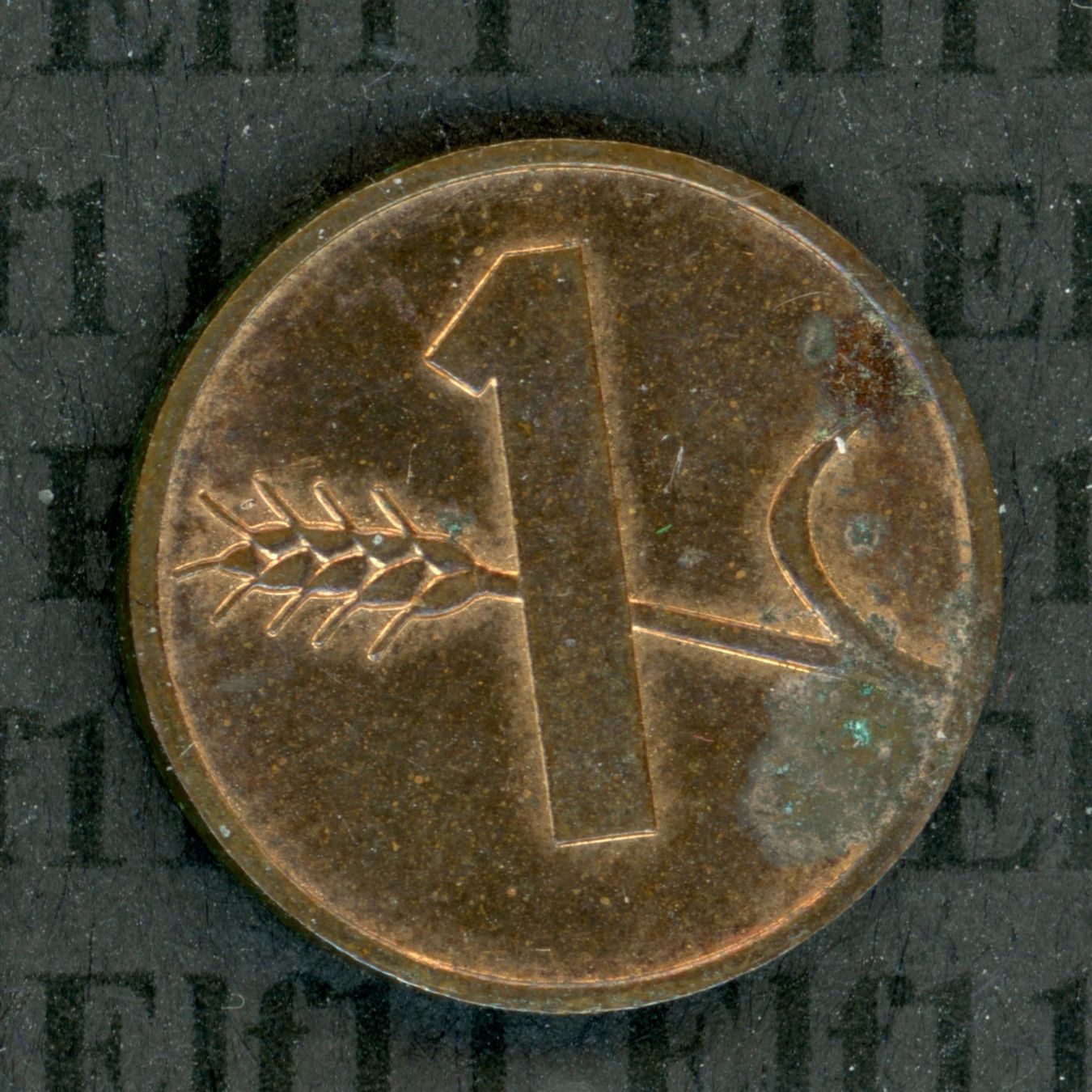 Tutti le monete: CHF___0.01 1971 -vz 1 Rappen – Usato da Widnau venduto da Elf11 1