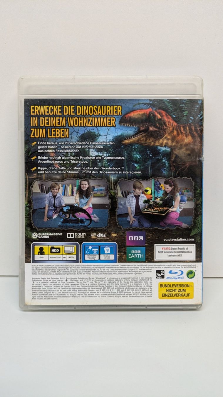Giochi: Wonderbook: Dinosaurier - PlayStation 3 – Usato da Menziken venduto da mame18 2