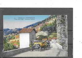 Postauto (Saurer?) beim Zollamt 1926