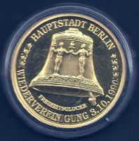 DEUTSCHLAND - WIEDERVEREINIGUNG 03.10.1990 - VERGOLDET
