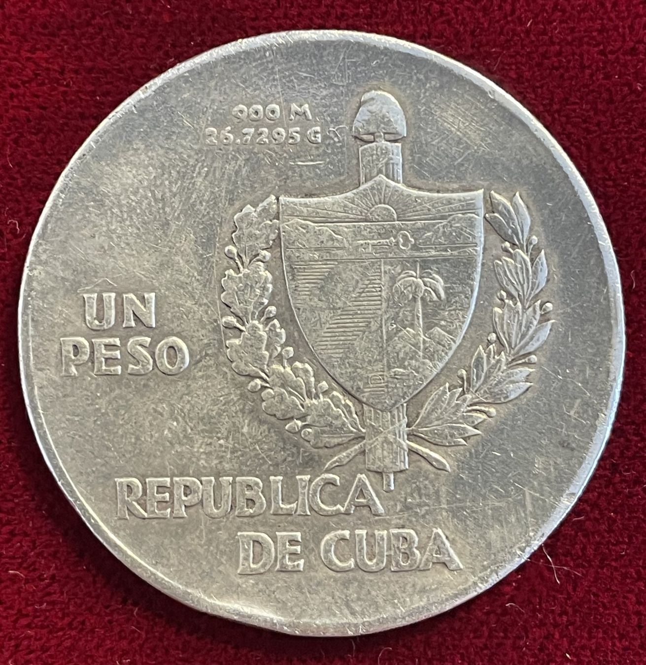 Tutti le monete: (40) Silber-Peso Kuba 1935 ABC – Usato da Aesch BL venduto da masmusgo 1