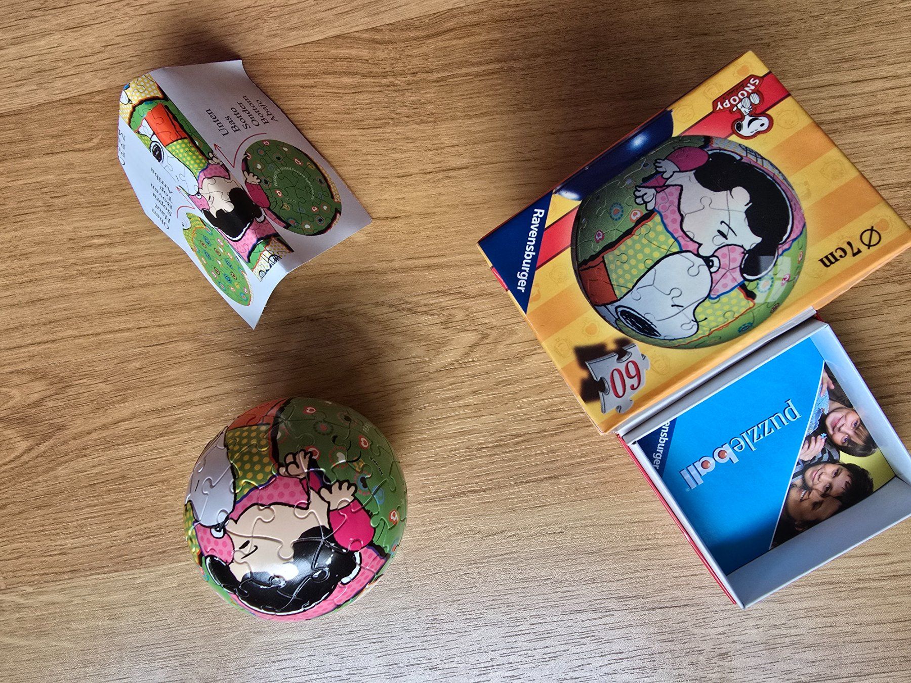 Ravensburger Puzzle: Ravensburger Puzzleball Snoopy, 60 Teile, Durchmesser 7cm – Usato da Büttikon AG venduto da Amineah 1