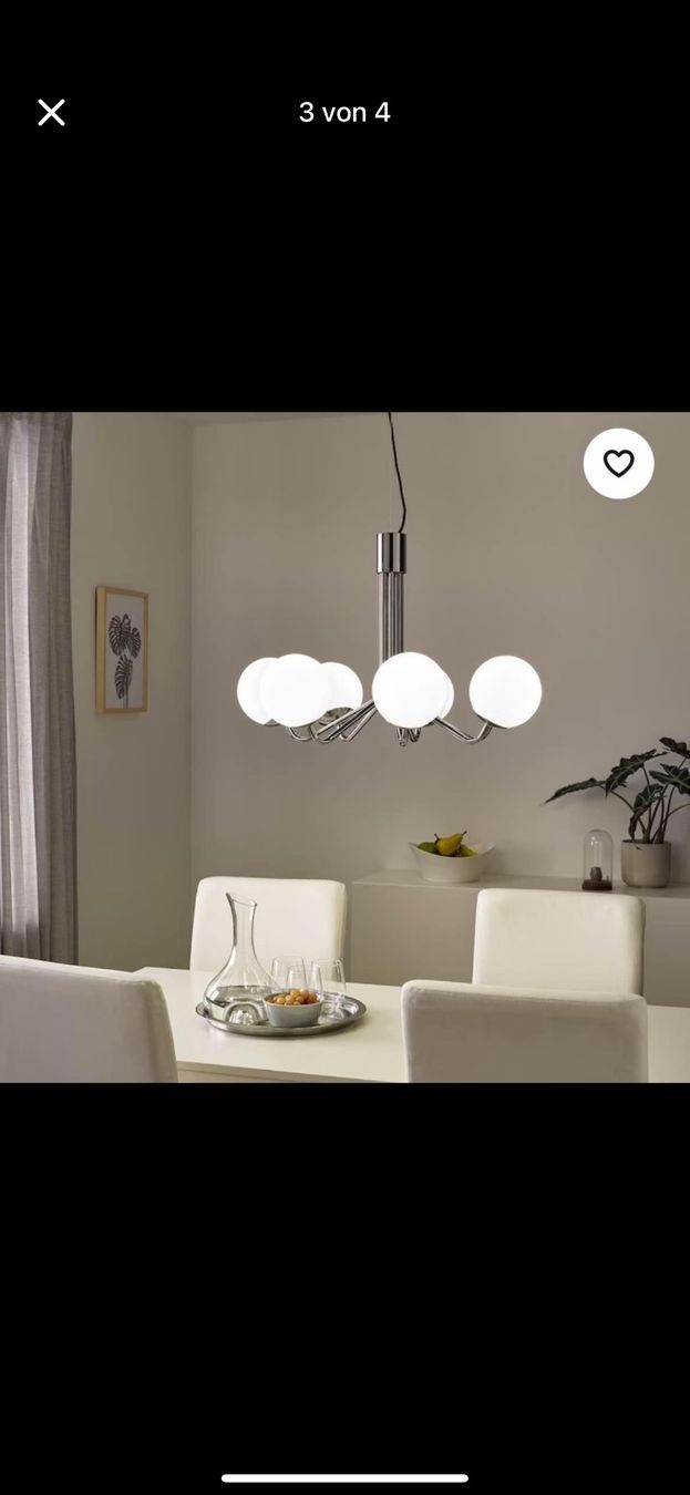 Ikea Kronleuchter & Deckenlampen: Ikea simrishamn Kronleuchter / Lampe – Gebraucht aus Oberengstringen von  2
