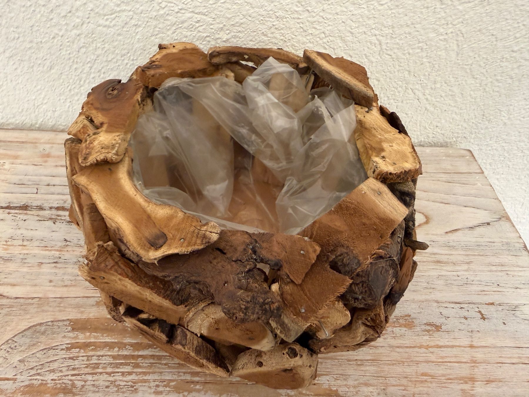 Vasi per fiori: Übertopf aus Holz – Nuovo (secondo la descrizione) da Wolfwil venduto da Inseider12 3