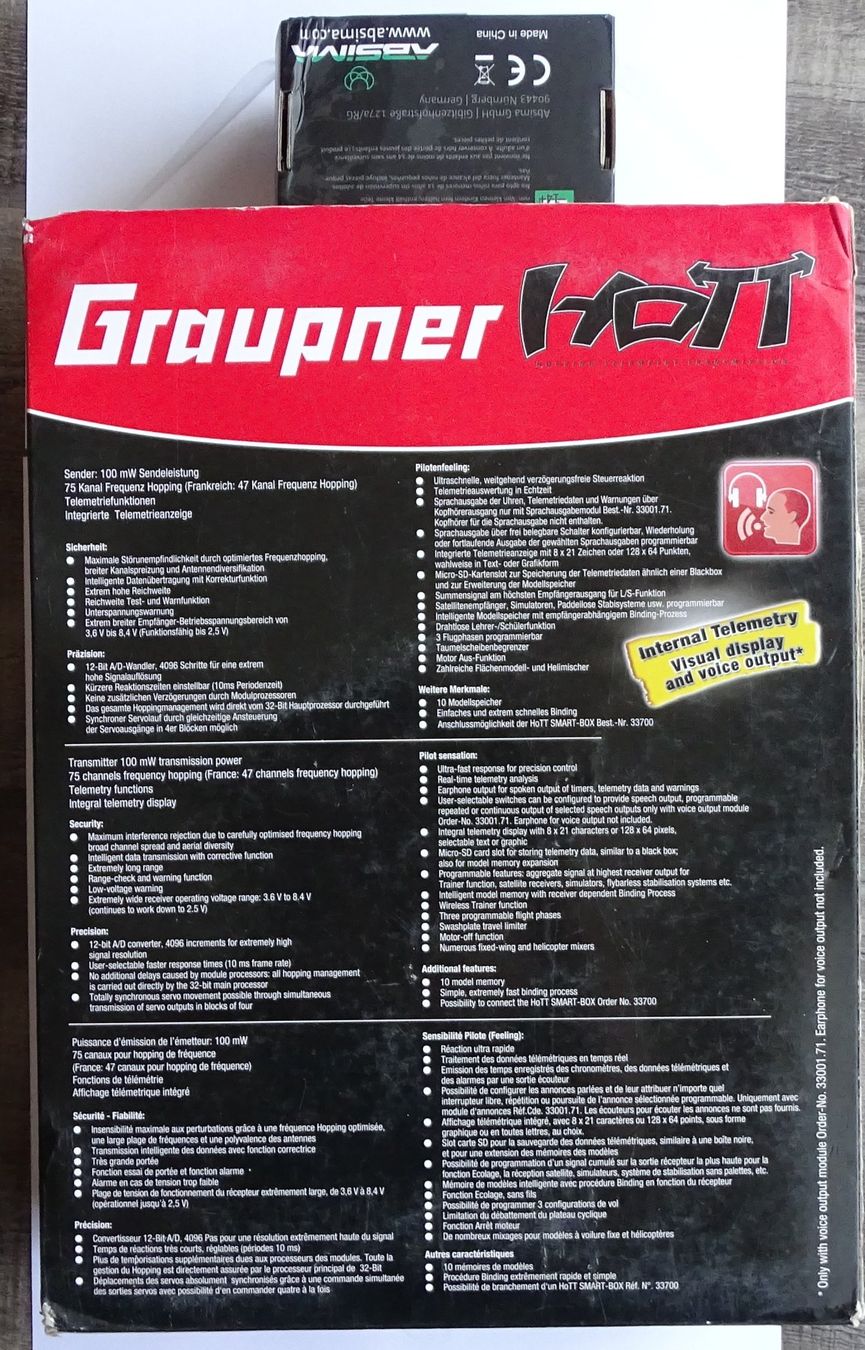 Graupner Telecomando: Fernsteuerung Graupner HOTT mx-12 & Ladeerät – Usato da Melchnau venduto da Lhofer 1