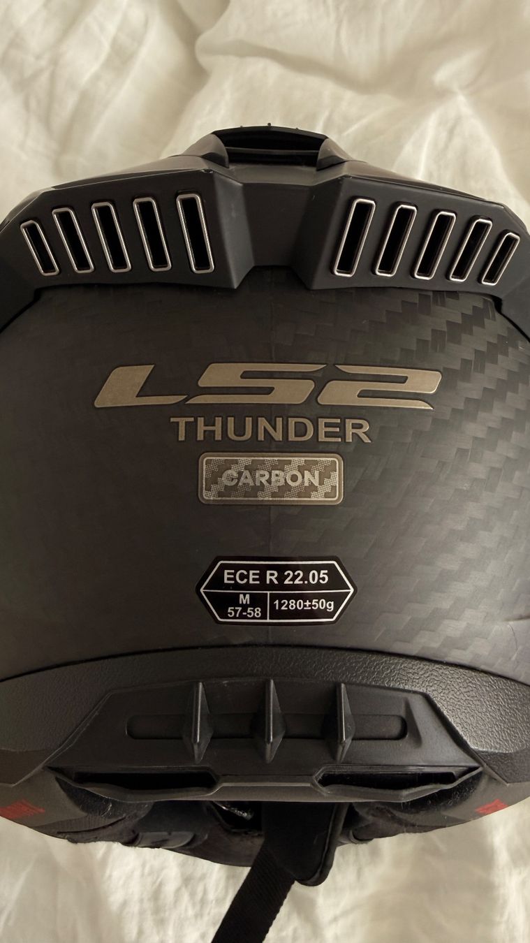Caschi & visiere: LS2 Thunder Carbon Helm Grösse M – Nuovo (secondo la descrizione) da Zürich venduto da dylanzrh 7