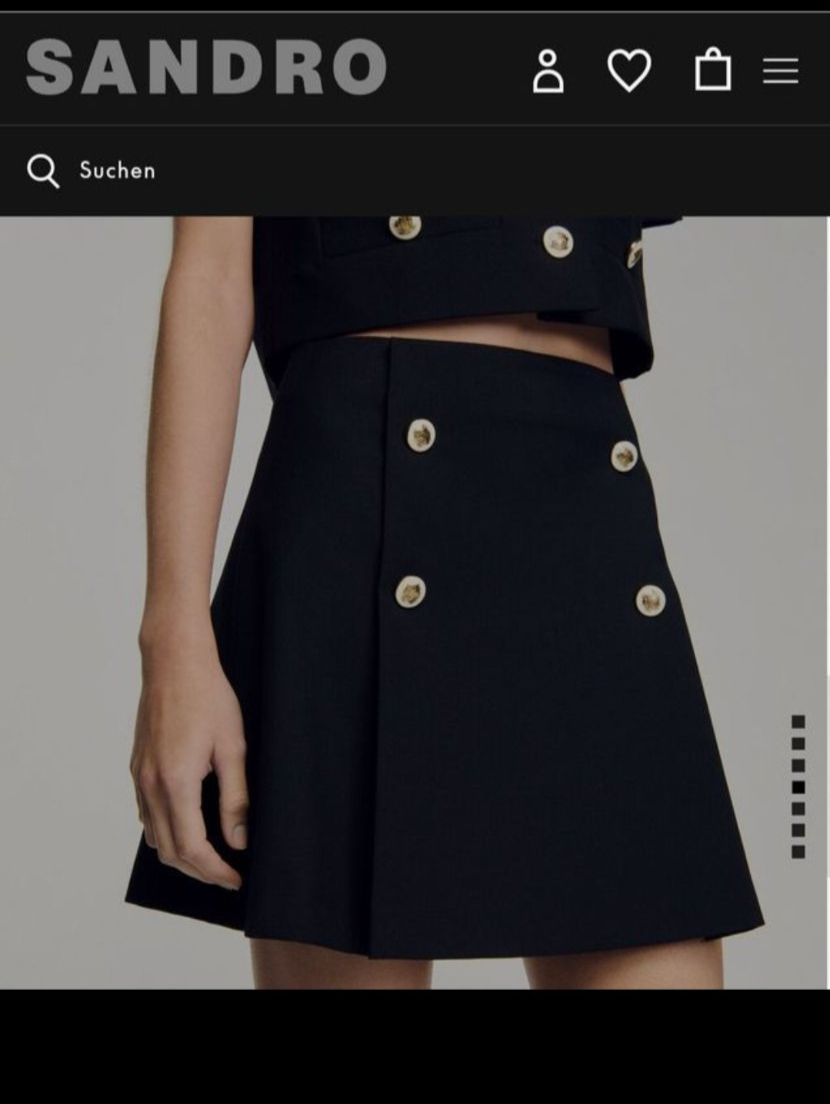 Sandro Jacken: NEU Crop Blazer schwarz Sandro 36/S – Neu (gemäss Beschreibung) aus Bronschhofen von eve_l8y7 5
