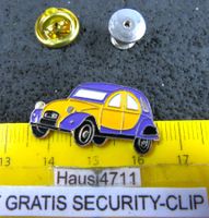2CV CITROEN AUTO PIN MIT SECURITY-CLIP VINTAGE OLDTIMER OLDI