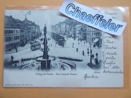 1905  Chaux-de-Fonds- Rue Léopold Robert