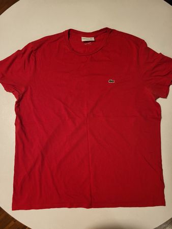 Lacoste T-Shirt, Herren, Rot, Grösse XXL