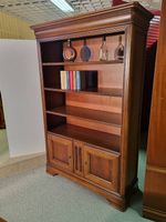 Bibliothèque deux portes en wenge. Article neuf