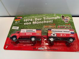 Fussball WM 1974 Deutschland LKW Mercedes LP 333