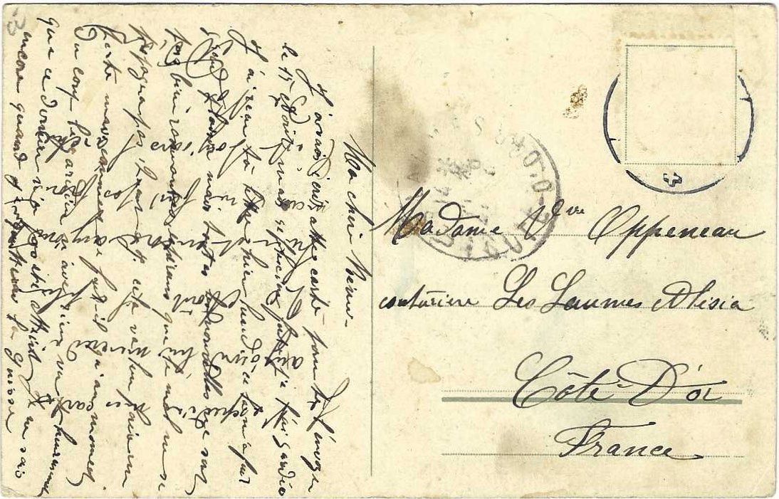 Cartoline postali: Killinger A la manière de Eiger, Mönch und Jungfrau – Usato da Brenles venduto da hello1063 1